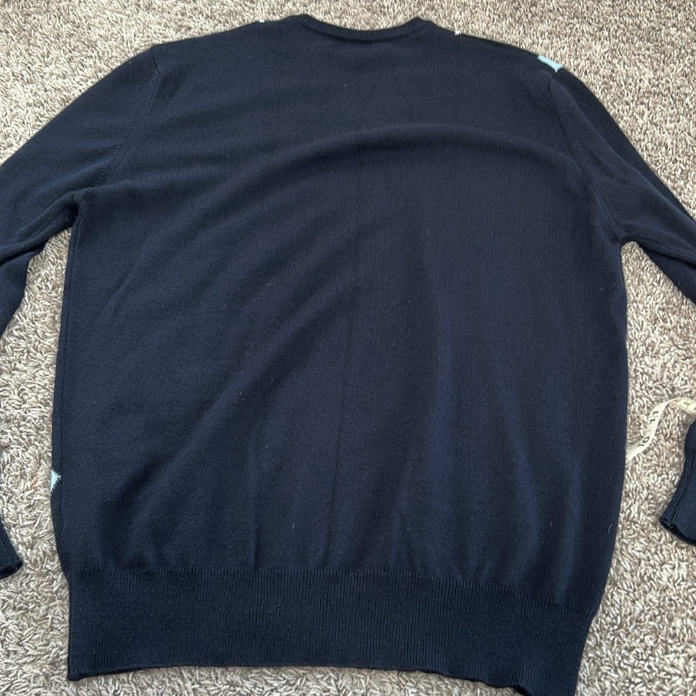 R&R casuals merino wool sweater v neck size large NO size tag! - Picture 7 of 7